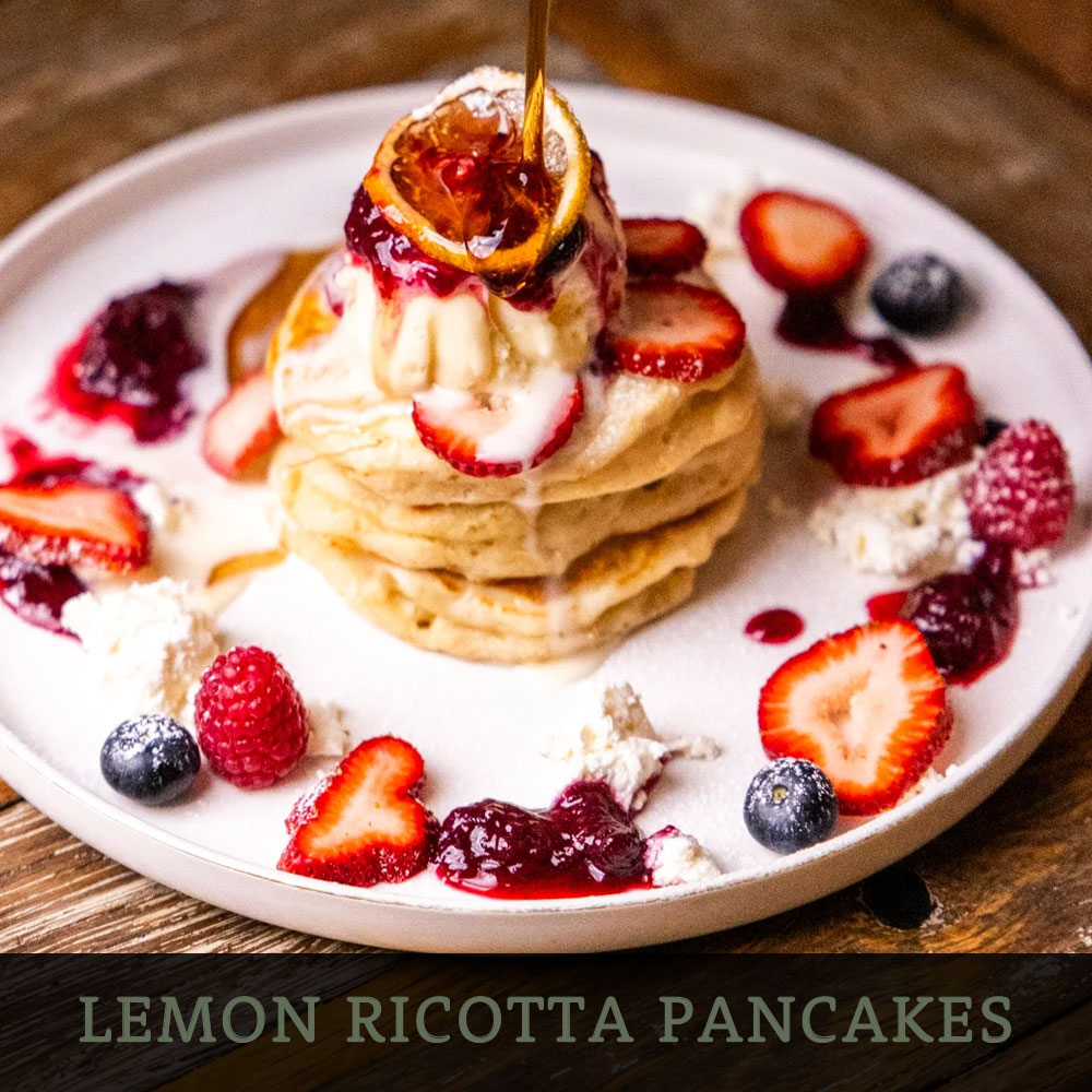 LEMON RICOTTA PANCAKES